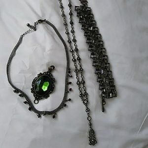 Gothic style jewelry bundle